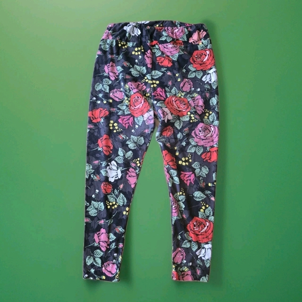 Floral and Black us size Leggings Set - Picture 8 of 9
